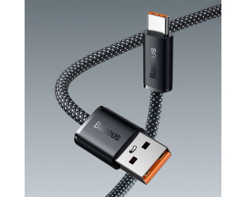 Дата кабель USB 2.0 AM to Type-C 1.0m 5A Gray Baseus (CALD000616)
