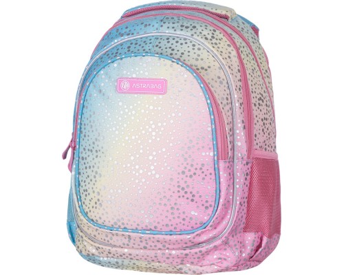 Рюкзак шкільний Astrabag AB330 Rainbow dust з сріблястим ефектом 39х28х15 см (502022102)