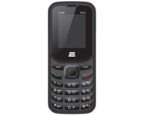 Мобільний телефон 2E E180 2023 Black (688130251044)