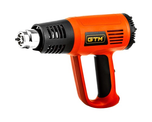 Будівельний фен GTM HG2000E, 2000Вт, 80-600С, 300/500л/хв (HG2000E)