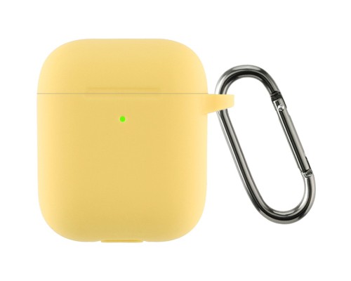 Чохол для навушників Armorstandart Ultrathin Silicone Case With Hook для Apple AirPods 2 Yellow (ARM59696) Чохол для навушників Armorstandart Ultrathin Silicone Case With Hook для Apple AirPods 2 Yellow (ARM59696)