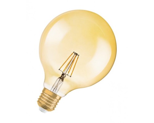 Лампочка Osram Vintage 1906 Filament G125 6,5W E27 2400K 220-240 (4058075809406)
