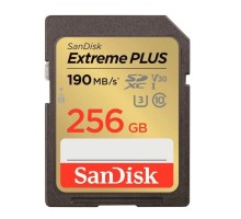 Карта пам'яті SanDisk 256GB SD class 10 UHS-I Extreme PLUS (SDSDXWV-256G-GNCIN) 