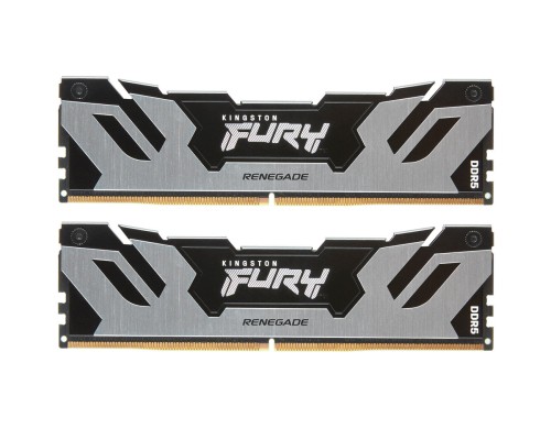 Модуль пам'яті для комп'ютера DDR5 96GB (2x48GB) 6000 MHz Renegade Silver XMP Kingston Fury (ex.HyperX) (KF560C32RSK2-96) Модуль пам'яті для комп'ютера DDR5 96GB (2x48GB) 6000 MHz Renegade Silver XMP Kingston Fury (ex.HyperX) (KF560C32RSK2-96)