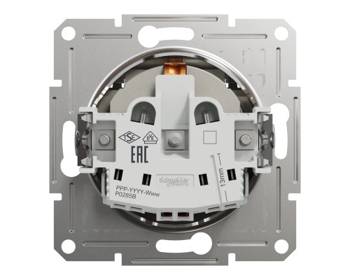 Розетка Schneider Electric ASFORA з кришкою, бронза (EPH3100169) Розетка Schneider Electric ASFORA з кришкою, бронза (EPH3100169)