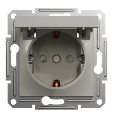 Розетка Schneider Electric ASFORA з кришкою, бронза (EPH3100169)