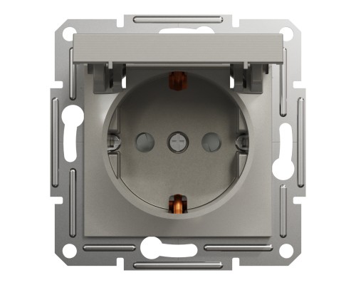 Розетка Schneider Electric ASFORA з кришкою, бронза (EPH3100169) Розетка Schneider Electric ASFORA з кришкою, бронза (EPH3100169)