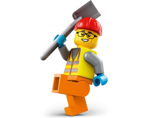 Конструктор LEGO City Будівельний паровий каток 78 деталей (60401)