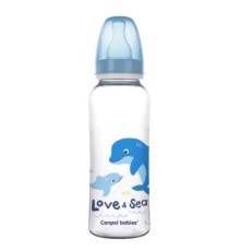 Пляшечка для годування Canpol babies LOVE&SEA 250 мл PP блакитна (59/400)