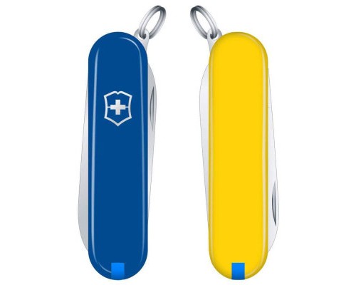 Ніж Victorinox Escort Ukraine 58 мм Синьо-жовтий (0.6123.2.8)