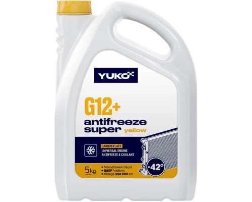 Антифриз Yuko -40 Super G12+ жовтий .5л (4823110403754) 