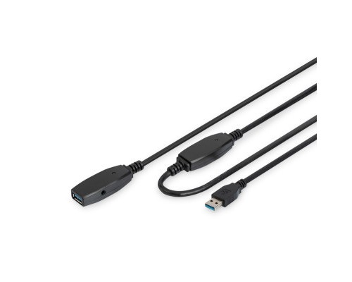 Дата кабель USB 3.0 AM/AF 5.0m Active Cable Digitus (DA-73104)