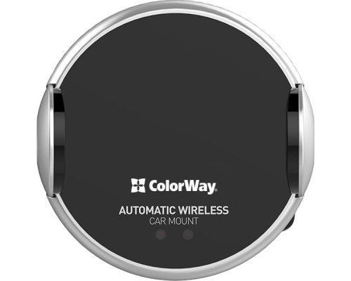 Універсальний автотримач ColorWay AutoSense Car Wireless Charger 15W (Dashboard + Air Vent) (CW-CHAW039Q-BK)