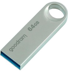 USB флеш накопичувач Goodram 64GB UNO3 Steel USB 3.2 (UNO3-0640S0R11)
