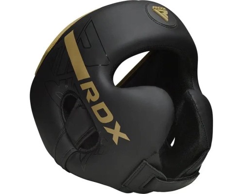 Боксерський шолом RDX F6 KARA Matte Golden XL (HGR-F6MGL-XL)