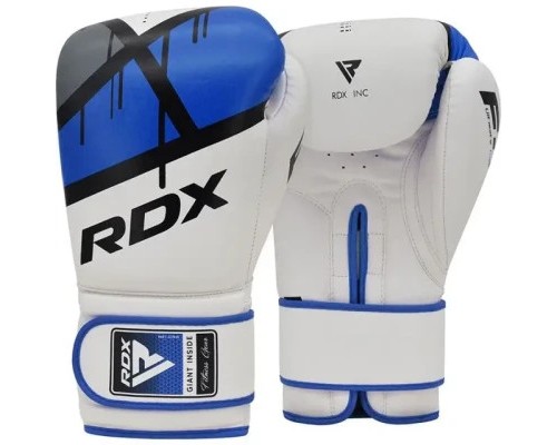 Боксерські рукавички RDX F7 Ego Blue 10 унцій (BGR-F7U-10oz)