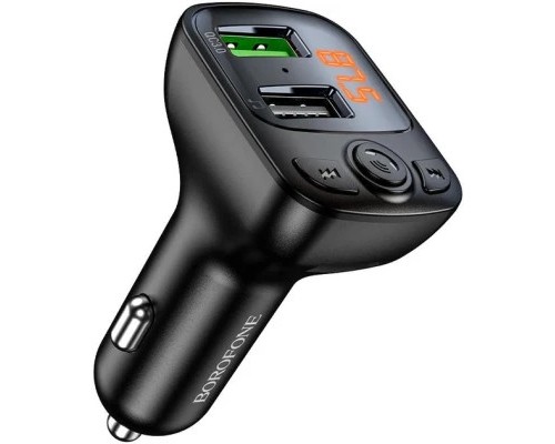 FM модулятор BOROFONE BC41, Black, Box 