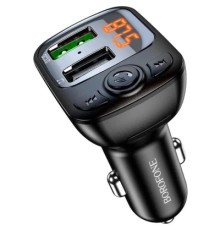 FM модулятор BOROFONE BC41, Black, Box