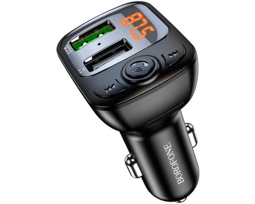 FM модулятор BOROFONE BC41, Black, Box 