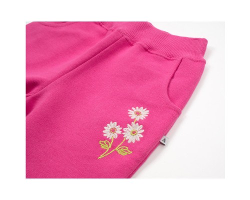 Штани дитячі Aziz трикотажні з утепленням (83029-104G-pink)