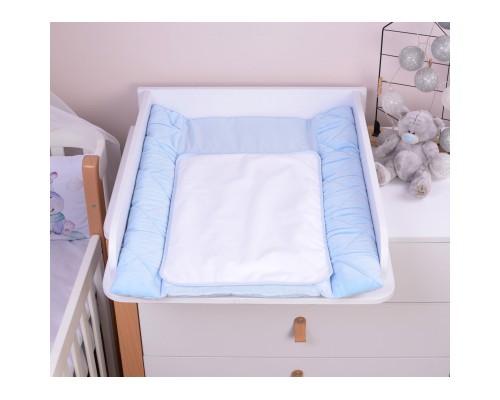 Пеленальний матрацик Верес Velour Medium blue 50х70 см (429.05)