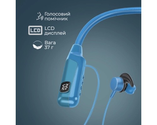 Навушники Promate Blend Blue (blend.blue)