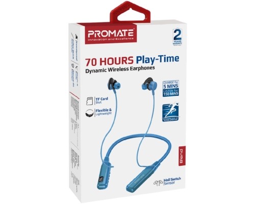Навушники Promate Blend Blue (blend.blue)
