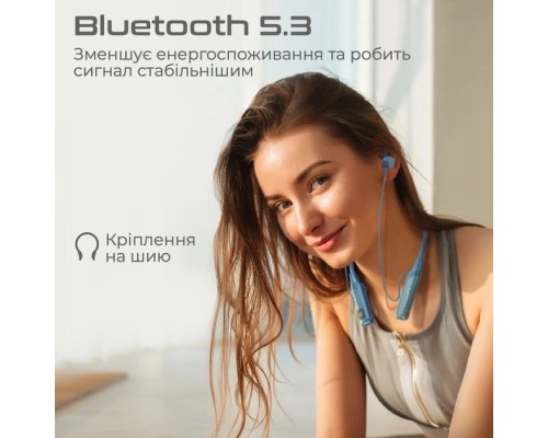 Навушники Promate Blend Blue (blend.blue)