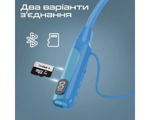 Навушники Promate Blend Blue (blend.blue)