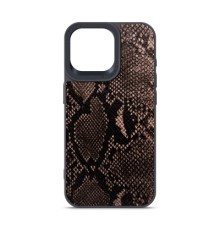 Чохол до мобільного телефона Harder Genuine Snake Apple iPhone 15 Pro Max Black (ARM76786)