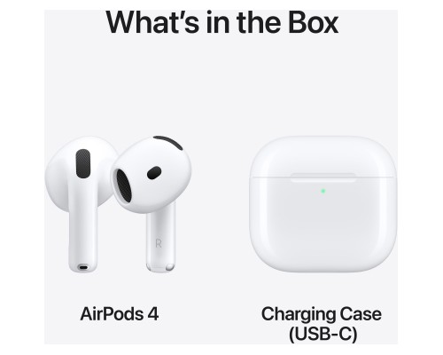 Навушники Apple AirPods 4 (MXP63ZE/A)