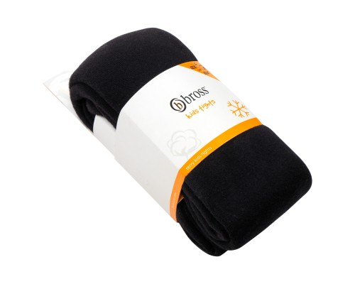 Колготки дитячі Bross махрові (12259-5G-black)
