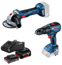 Набір електроіструментів Bosch 18V GWS180-LI, GSB 18V-50, 2х4А (0.615.990.M8S)