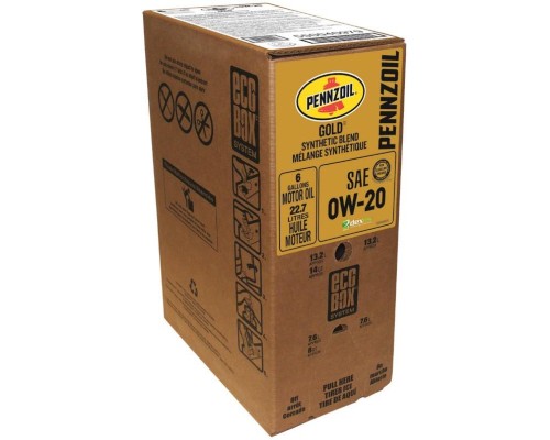 Моторна олива Pennzoil Gold 0W20 24/1 Qt Ecobox 22,71л.