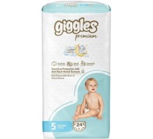 Підгузки Giggles Premium 5 Junior 11-25 кг 24 шт (8680131206919)
