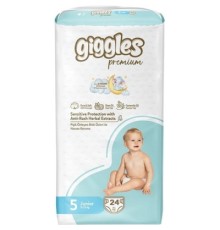Підгузки Giggles Premium 5 Junior 11-25 кг 24 шт (8680131206919)