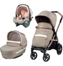 Коляска Peg-Perego 3в1 Book Mon Amour SLK, рожеве золото (PACK-BOOK31SLK0011)