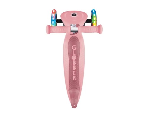 Самокат Globber Primo Foldable Lights колеса з підсвіткою до 50 кг 3+ Пастельно-рожевий (432-211-3)