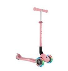 Самокат Globber Primo Foldable Lights колеса з підсвіткою до 50 кг 3+ Пастельно-рожевий (432-211-3)