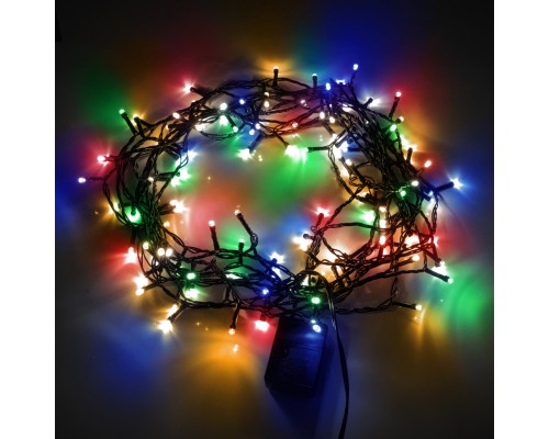 Гірлянда YES! Fun Нитка 120 LED Різнокольорова 8.4 м 8 режимів Мерехтіння (974848)