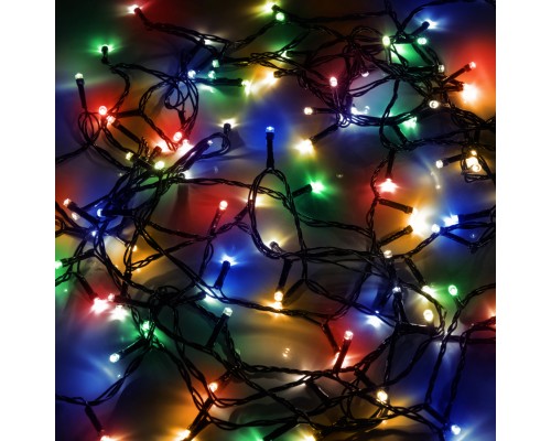 Гірлянда YES! Fun Нитка 120 LED Різнокольорова 8.4 м 8 режимів Мерехтіння (974848)