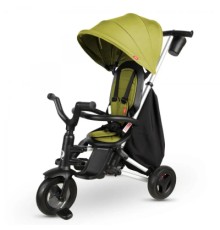 Дитячий велосипед QPlay Nova+ Rubber складаний триколісний Gold Mat - Military Green (S700-13Nova+RubberGreenGo)