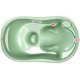 Ванночка Ok Baby Onda з анатомічною гіркою і термодатчиком, зелений (38231200)