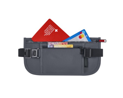 Сумка-бананка Wenger waist belt with RFID pocket, сіра (611879)