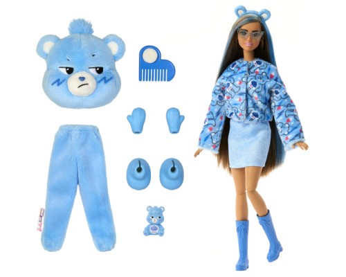 Лялька Barbie Cutie Reveal Care Bears Ведмедик Буркотун (JCN96)