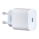 Зарядний пристрій XO L40 PD/3A/18W white + cable Lightning White (L40i-WH)