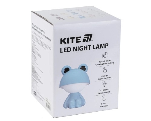 Нічник Kite Світильник LED з акумулятором Cute Bunny, фіолетовий (K25-316-1-5)