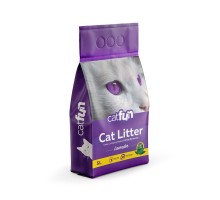 Наповнювач для туалету Catfun бентонітовий з ароматом лаванди 5 л (8683655071452)