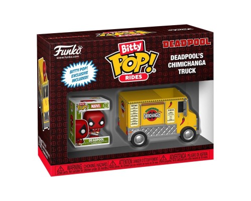 Фігурка Funko Pop набір Bitty Pop! Ride - серії Марвел - Дедпул і вантажівка Чімічанги (83625)