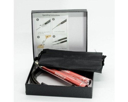 Скакалка MadMax MFA-286 Speed jump rope швидкісна Червона (MFA-286-RED-U)